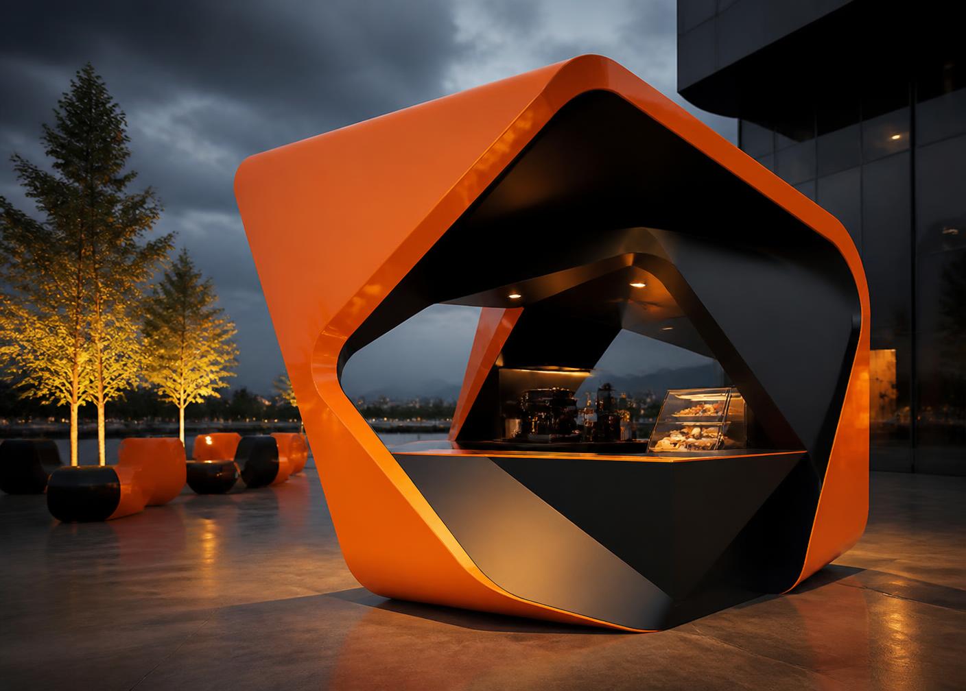 Marques & objets signature — kiosque personnalisé KIOSPHERE